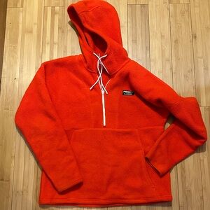 L.L. Bean Vibrant Red Fleece Jacket